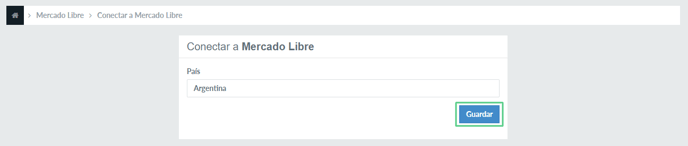 Conexión Mercado Libre - 2