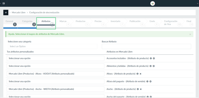 Configuración de conexion meli - 5