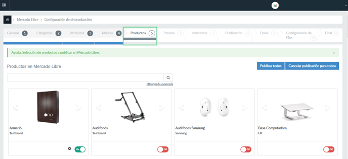 Configuración de conexion meli - 7