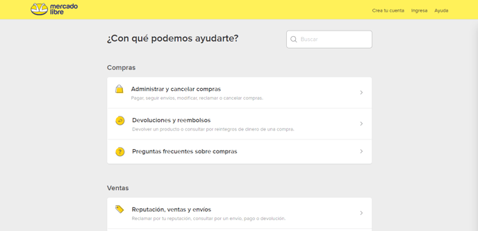 Contactar a Mercado Libre - 4