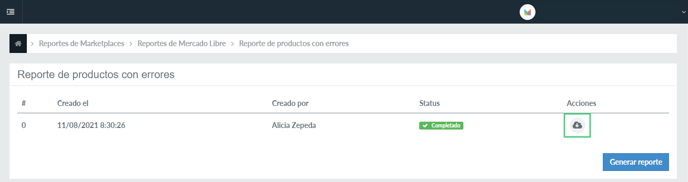 Reporte error producto - 5