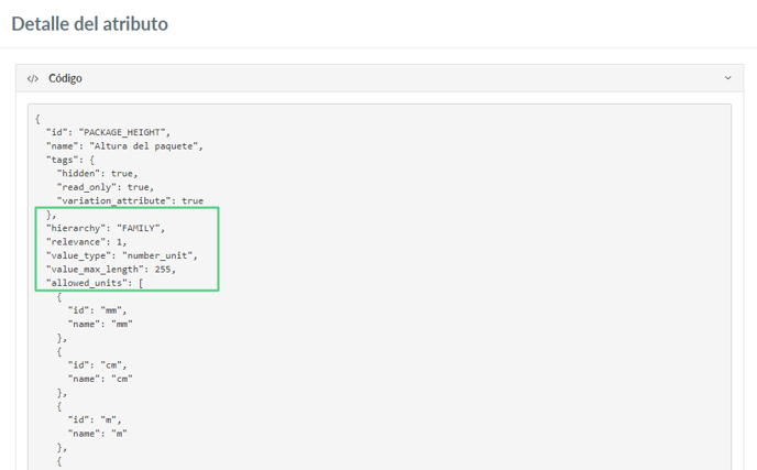 Valores permitidos para atributos - 4